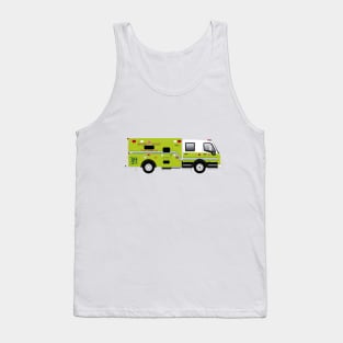 Miami Dade Fire Rescue Ambulance Florida (Spartan Furion) Tank Top